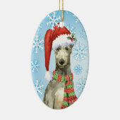 Décoration En Céramique Christmas Scottish Deerhound (Droite)