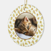 Décoration En Céramique Christmas Tree Editable Pet Photo Decoration (Gauche)