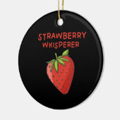 Décoration En Céramique Chuchoteuse de fraises (Gauche)