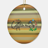 Décoration En Céramique Chute Art Hérisson Amour Ornament (Gauche)