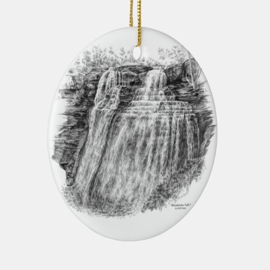 Décoration En Céramique Chutes Brandywine (CVNP) (Droite)