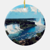 Décoration En Céramique CHUTES NIAGARA - Vue (Dos)