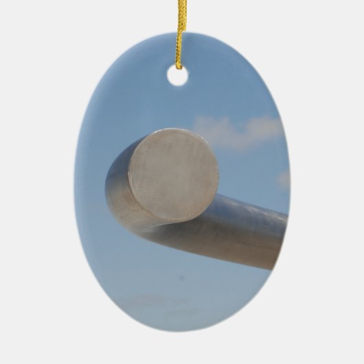 Décoration En Céramique Ciel bleu métallique (Devant)