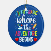 Décoration En Céramique Cinquième Année Où L'Aventure Commence (Gauche)