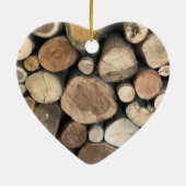 Décoration En Céramique Cinquième anniversaire Mariage modifiable (Dos)