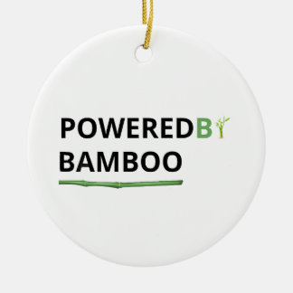 Décoration En Céramique Citation de Panda Drôle Alimentée par le Bambou