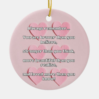 Décoration En Céramique Citation Empath Bravery Positive Encouragement