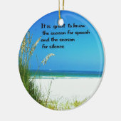 Décoration En Céramique Citation inspirée les bruits du silence (Gauche)