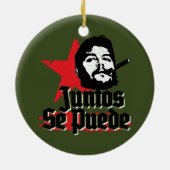 Décoration En Céramique Citation révolutionnaire de Che Guevara Juntos Se (Dos)