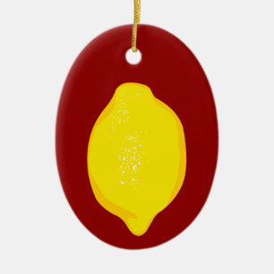 Décoration En Céramique Citron