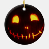 Décoration En Céramique Citrouille d'Halloween (Dos)