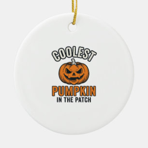 Décoration En Céramique Citrouille la plus cool du patch vintage Halloween