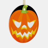Décoration En Céramique Citrouille sculpté - Halloween (Droite)