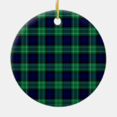 Décoration En Céramique Clan Abercrombie Chasse Tartan (Dos)