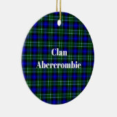 Décoration En Céramique Clan Abercrombie Tartan (Droite)