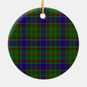 Décoration En Céramique Clan Adam Hunting Tartan (Dos)