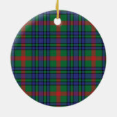 Décoration En Céramique Clan Aiton Tartan antique (Dos)
