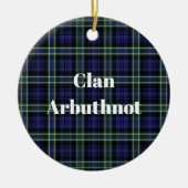 Décoration En Céramique Clan Arbuthnot Tartan (Devant)