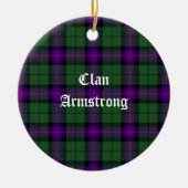 Décoration En Céramique Clan Armstrong Tartan moderne (Devant)