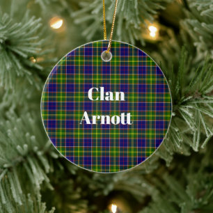 Décoration En Céramique Clan Arnott Tartan