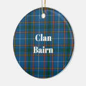 Décoration En Céramique Clan Bairn Tartan (Gauche)
