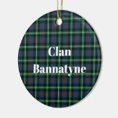 Décoration En Céramique Clan Bannatyne Tartan (Gauche)