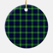 Décoration En Céramique Clan Bannerman Tartan (Dos)
