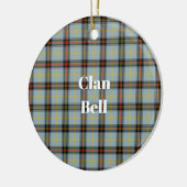 Décoration En Céramique Clan Bell Tartan (Gauche)