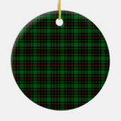 Décoration En Céramique Clan Beveridge Badge Tartan Plaid (Dos)