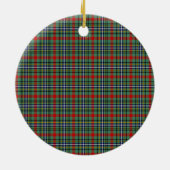 Décoration En Céramique Clan Bisset Tartan (Dos)