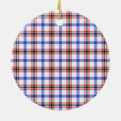 Décoration En Céramique Clan Boswell Tartan moderne (Dos)