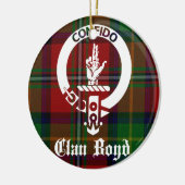 Décoration En Céramique Clan Boyd Crest Tartan (Gauche)