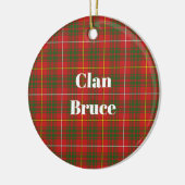 Décoration En Céramique Clan Bruce Modern Tartan (Gauche)