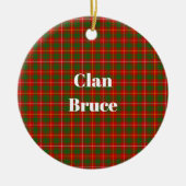 Décoration En Céramique Clan Bruce Tartan (Devant)