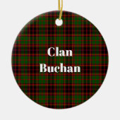 Décoration En Céramique Clan Buchan Modern Tartan (Devant)