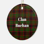 Décoration En Céramique Clan Buchan Modern Tartan (Gauche)