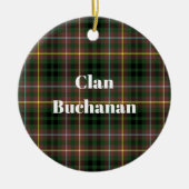 Décoration En Céramique Clan Buchanan Chasse Tartan (Devant)