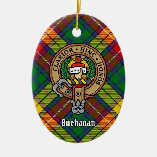 Décoration En Céramique Clan Buchanan Crest (Devant)