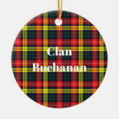 Décoration En Céramique Clan Buchanan Modern Tartan (Devant)