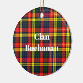 Décoration En Céramique Clan Buchanan Modern Tartan (Gauche)