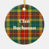 Décoration En Céramique Clan Buchanan Old Sett Tartan (Devant)