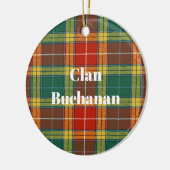 Décoration En Céramique Clan Buchanan Old Sett Tartan (Gauche)