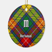 Décoration En Céramique Clan Buchanan Tartan (Gauche)