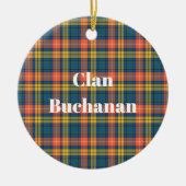 Décoration En Céramique Clan Buchanan Tartan antique (Devant)