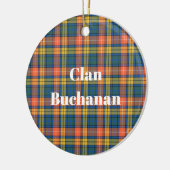 Décoration En Céramique Clan Buchanan Tartan antique (Gauche)