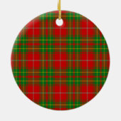 Décoration En Céramique Clan Burnett Tartan antique (Dos)