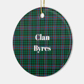 Décoration En Céramique Clan Byres Tartan (Gauche)