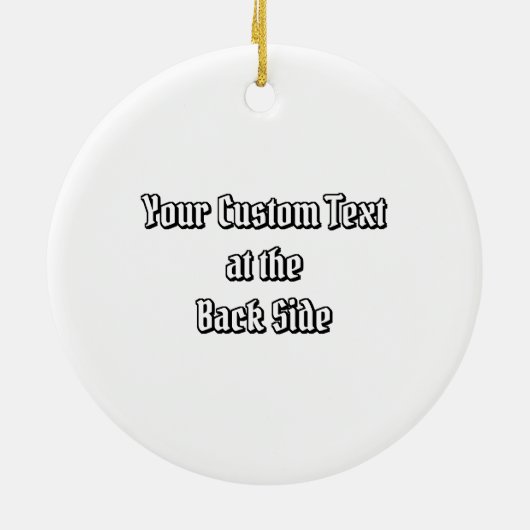 Décoration En Céramique Clan Clark Tartan (Dos)