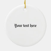 Décoration En Céramique Clan Duncan Crest Badge & Tartan personnalisable (Dos)