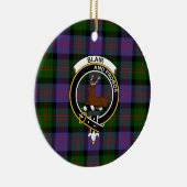 Décoration En Céramique Clan écossais Blair Modern Tartan and Crest (Droite)